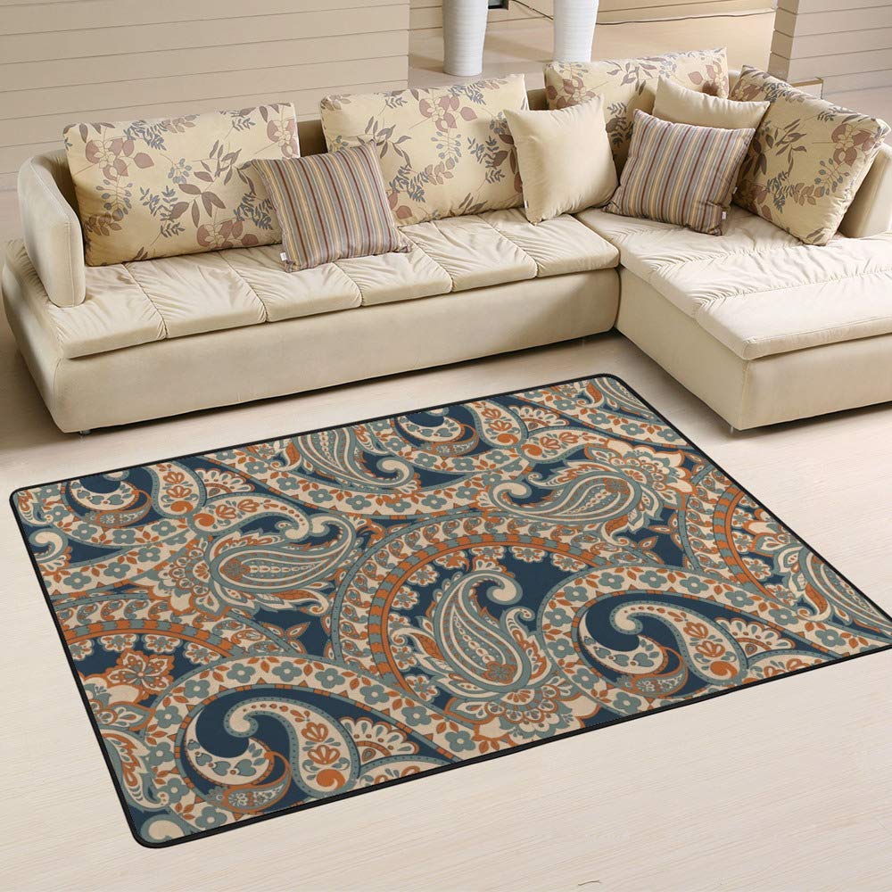 Tapis Vintage durable et facile à nettoyer Ruchen salon
