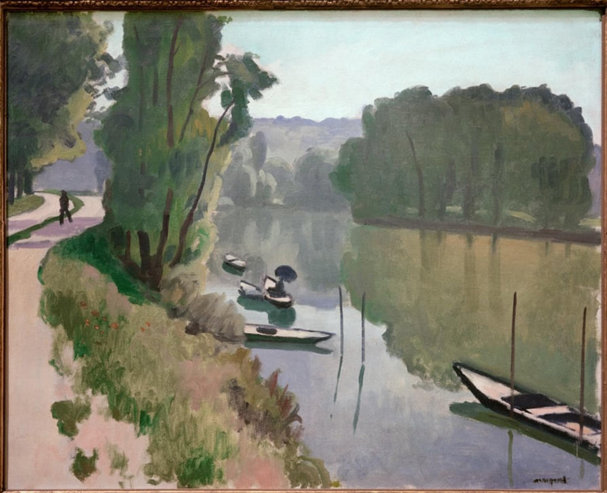 SERENDIPITP Retro Picture Poster Wall Art Pictures Painting Varenne Saint Hilaire by Albert Marquet Wall Art Canvas Print for Wall Decor 60x90cm