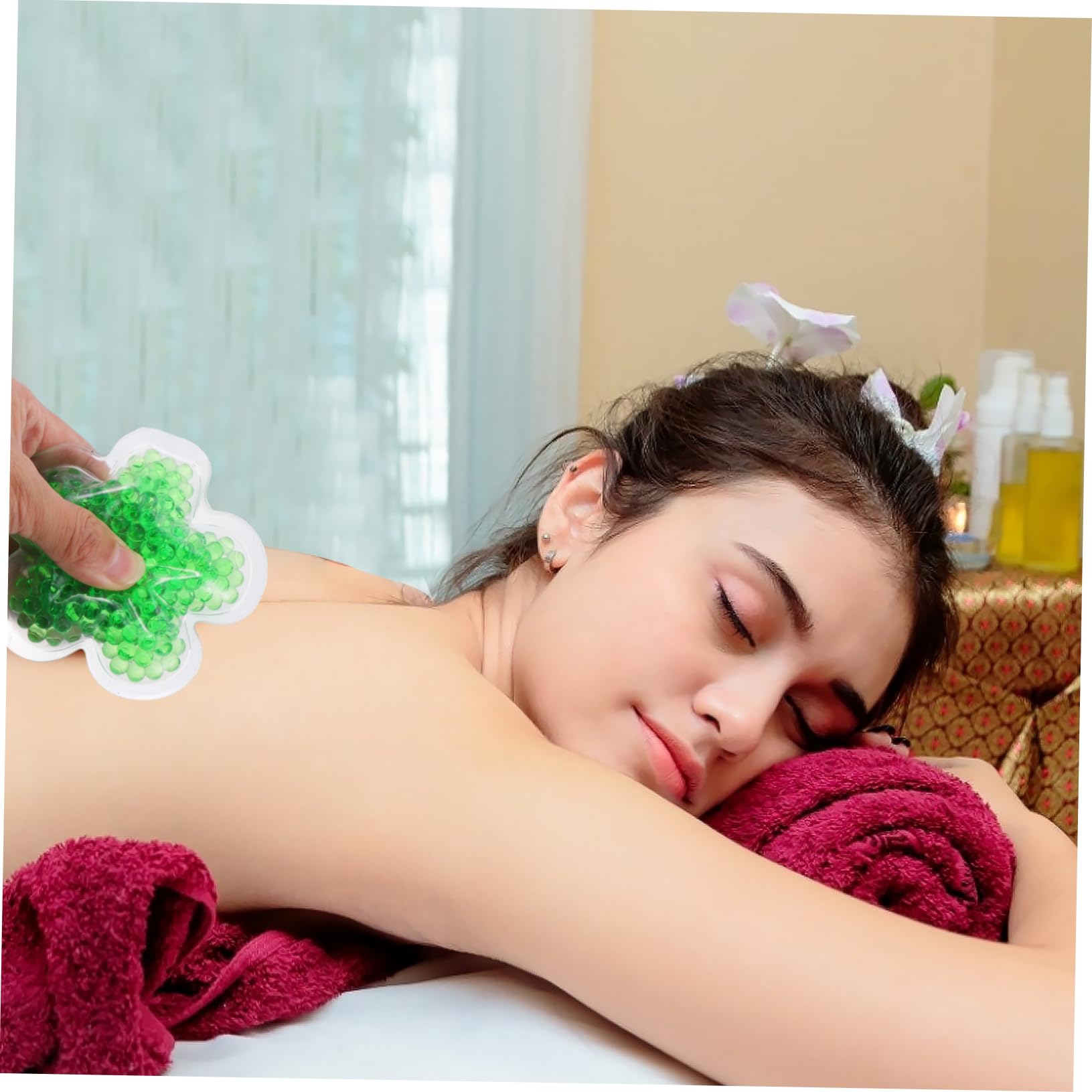Impacco Gel Riutilizzabile 4 Pezzi Verde per Terapia Caldo Freddo | Pvc e Gel, Uso in Kit di Primo Soccorso, Compatibile Microonde, Confezione Multipla per Applicazioni Rapide