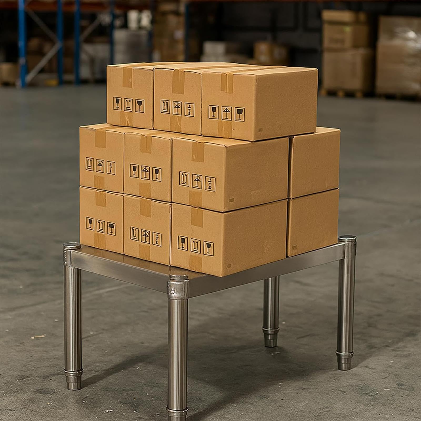 Estante para horno microondas, estante de almacenamiento de alimentos, de acero inoxidable, multiusos, organizador de mostrador para almacén y tienda (90 x 30 x 40 cm)