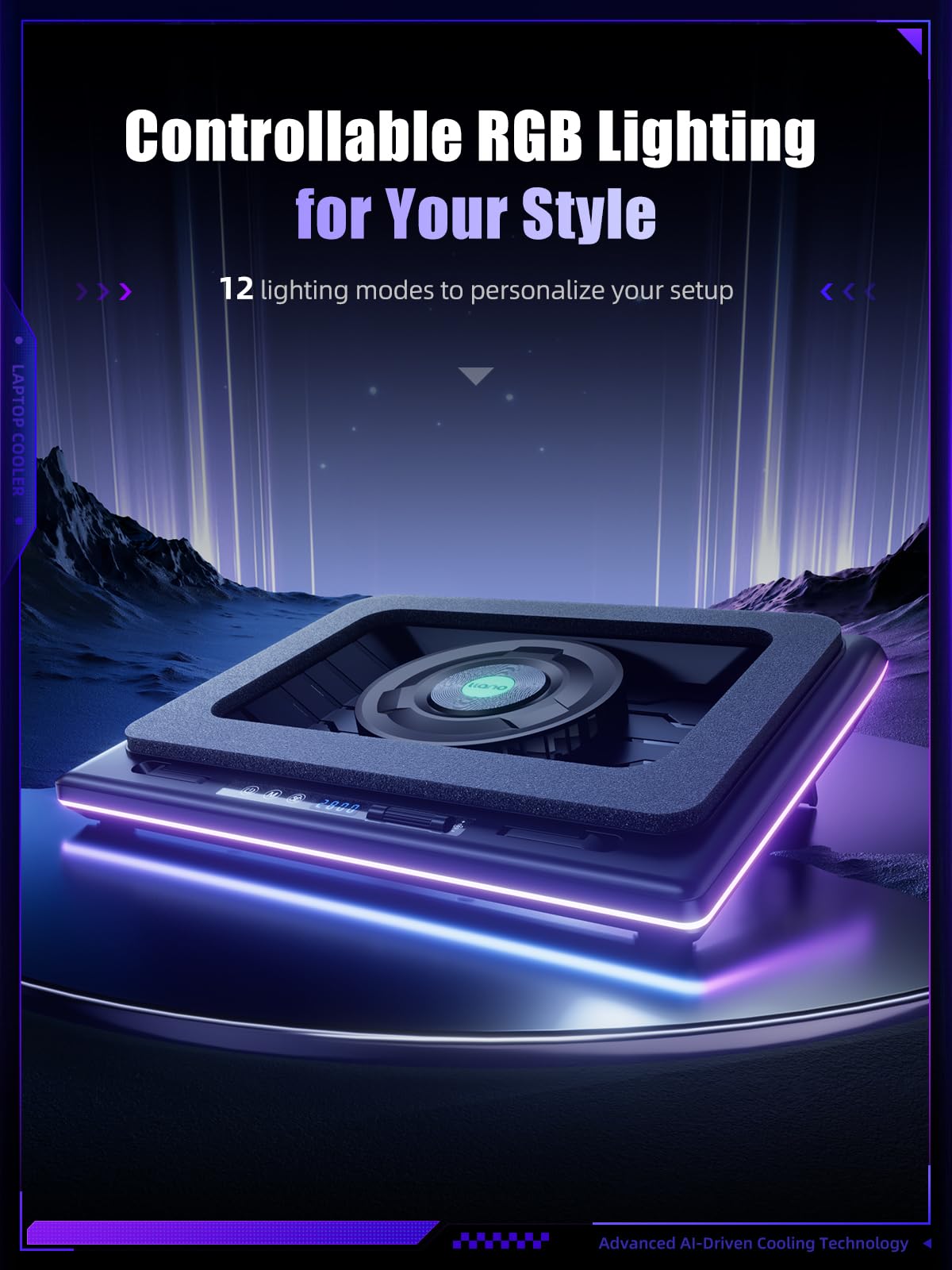 Amazon.com: llano V12 Ultra Laptop Cooling Pad Bundle with Dust