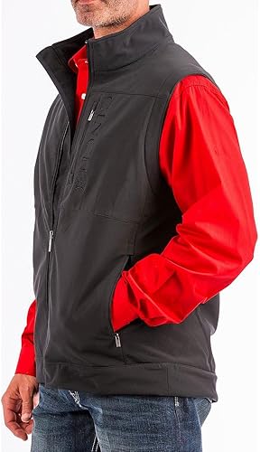 Miniatura 2 de Cinch Chaleco Softshell para hombre con bolsillos ocultos de transporte, Negro -