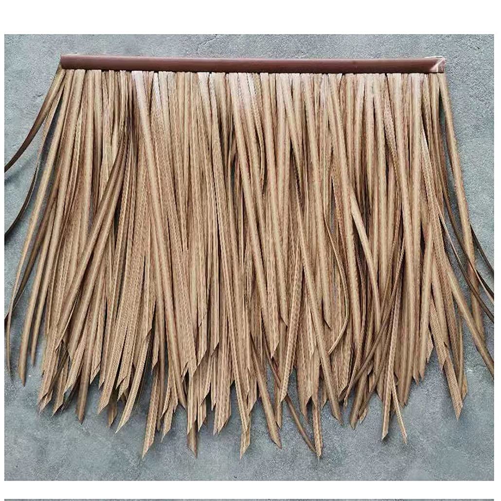 Tuile de chaume de palme synthétique haute densité pour couverture de toiture esthétique durable
