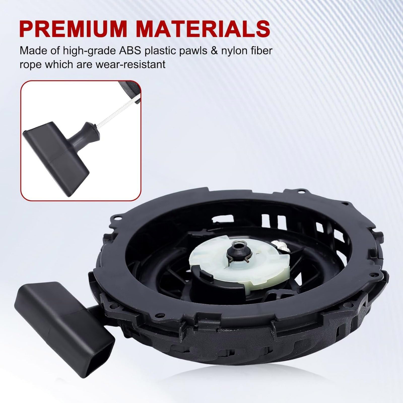 DAGIJIRD Rasenmäher Seilzugstarter 593959 Ersatz für Husqvarna LC 221A 140CC 150CC