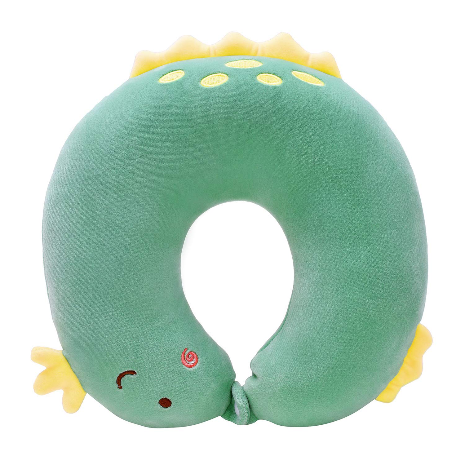 Kid Travel Pillow for Car Airplane Soft Kids Neck Pillow for Head Chin Support Cute Animal U Shaped Travel Pillow Portable Essential for Road Trip Traveling