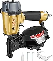 Vista 1 de Kingou NVH45 - Pistola de clavadora para techos para construcciones de techos acepta clavos de 7/8 pulgadas a 1-3/4 pulgadas de 15 grados
