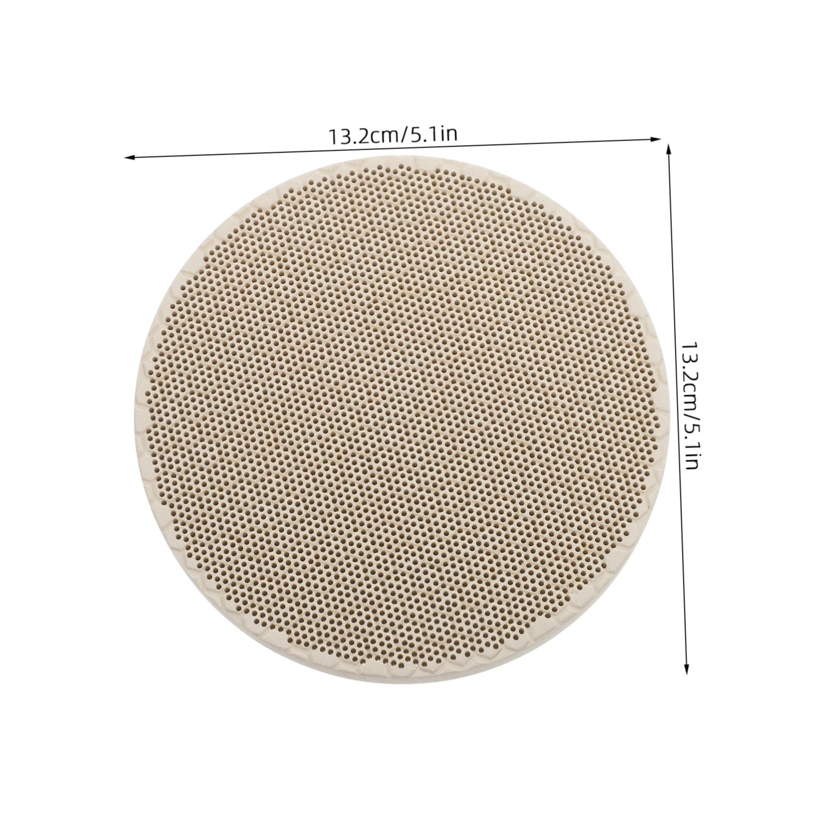 Housoutil Jewelry Soldering Mat Round Ceramic Welding Plate Honeycomb Jewelry Welding Block Heat Jewelry Firing Pad Industrial Jewelry Making Tool