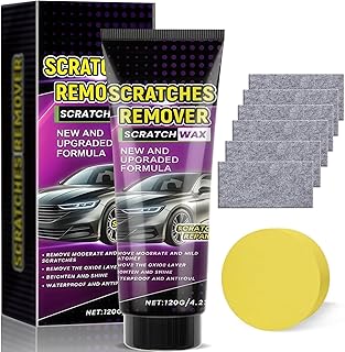 Autolack Reparaturset, Außenpolitur & Kratzer-Reparatur, 120ml Quick Effect Tiefen Kratzer Reparatur Creme, Auto Kratzerentferner Paste für Reparieren Sie Lackkratzer-Set A