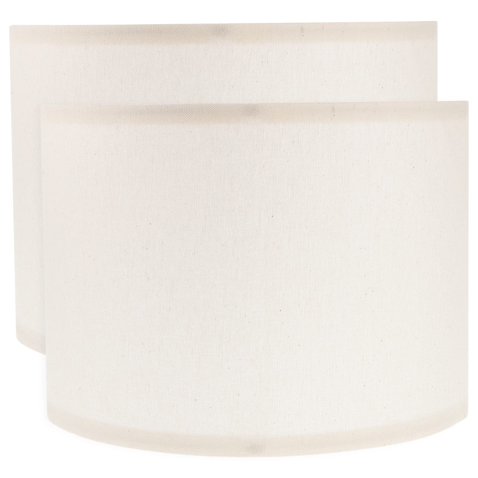 SHERCHPRY 2pezzi Paralumi Tessuto Per Lampade Da Tavolo e Sospensione Da Illuminazione Decorativa Per Camera Letto Soggiorno Ufficio e Cucina