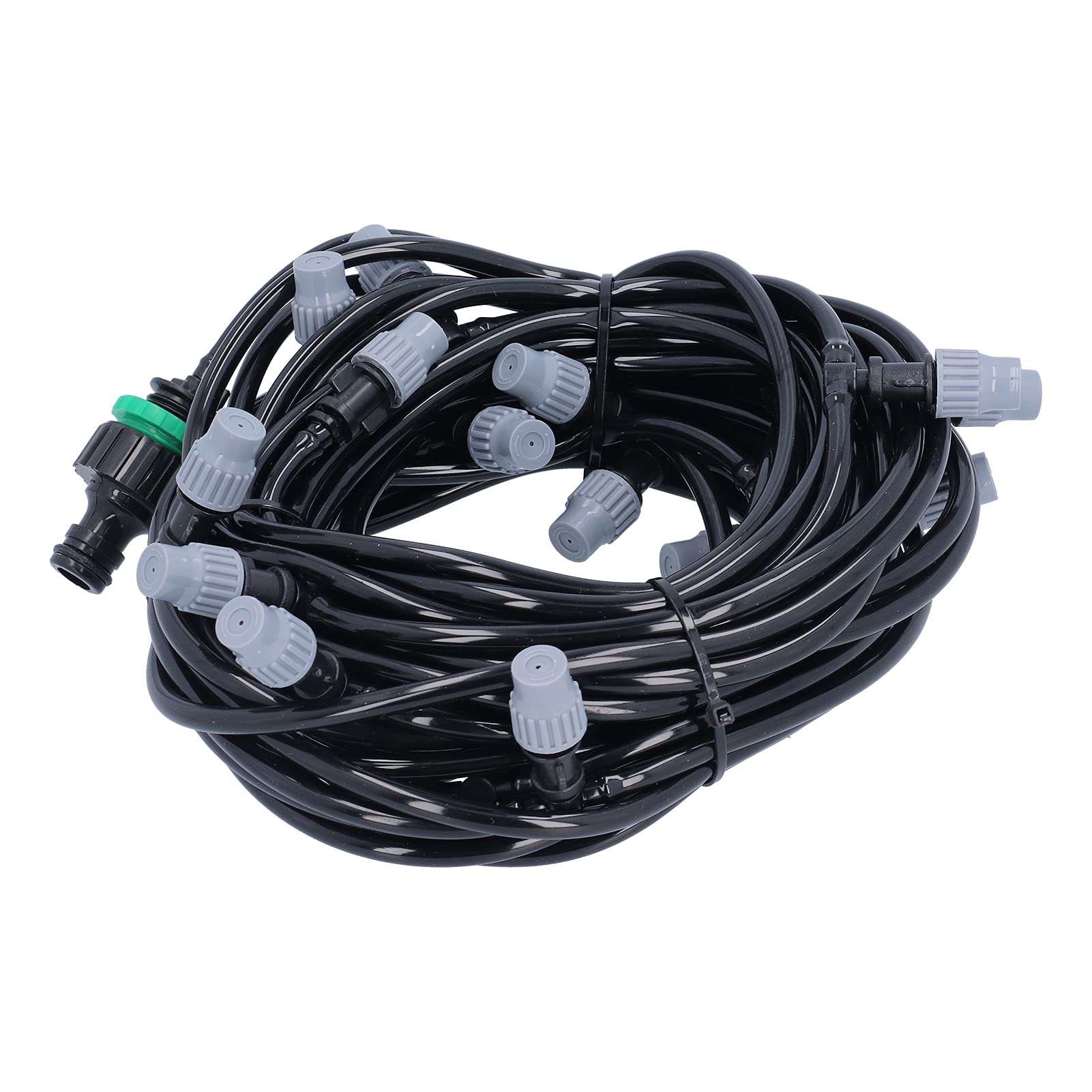 Nebulizzatore Acqua Giardino, Kit Irrigazione Giardino Automatica, Tubo di Irrigazione per di per Ugello del di con 20 Teste di Spruzzo di Nebulizzazione per Terrazza dell'agricoltura