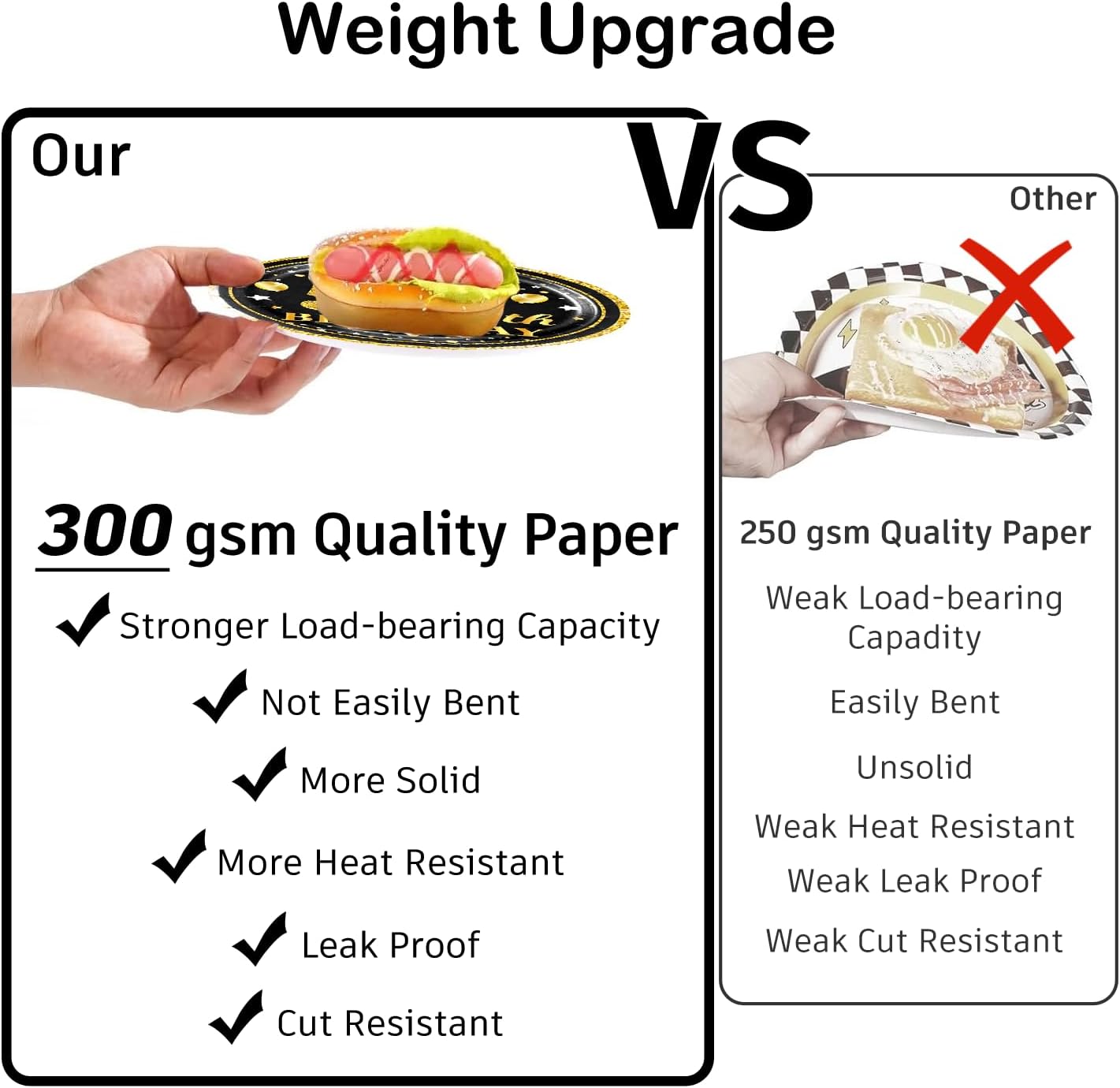 201Pcs 50th Birthday Decorations Men Tableware Set Serves 25 Guests, 50th Birthday Decorations for Men Include Candle, Banner, Plates and Tablecloths, for Gold 50th Birthday Party - Image 4