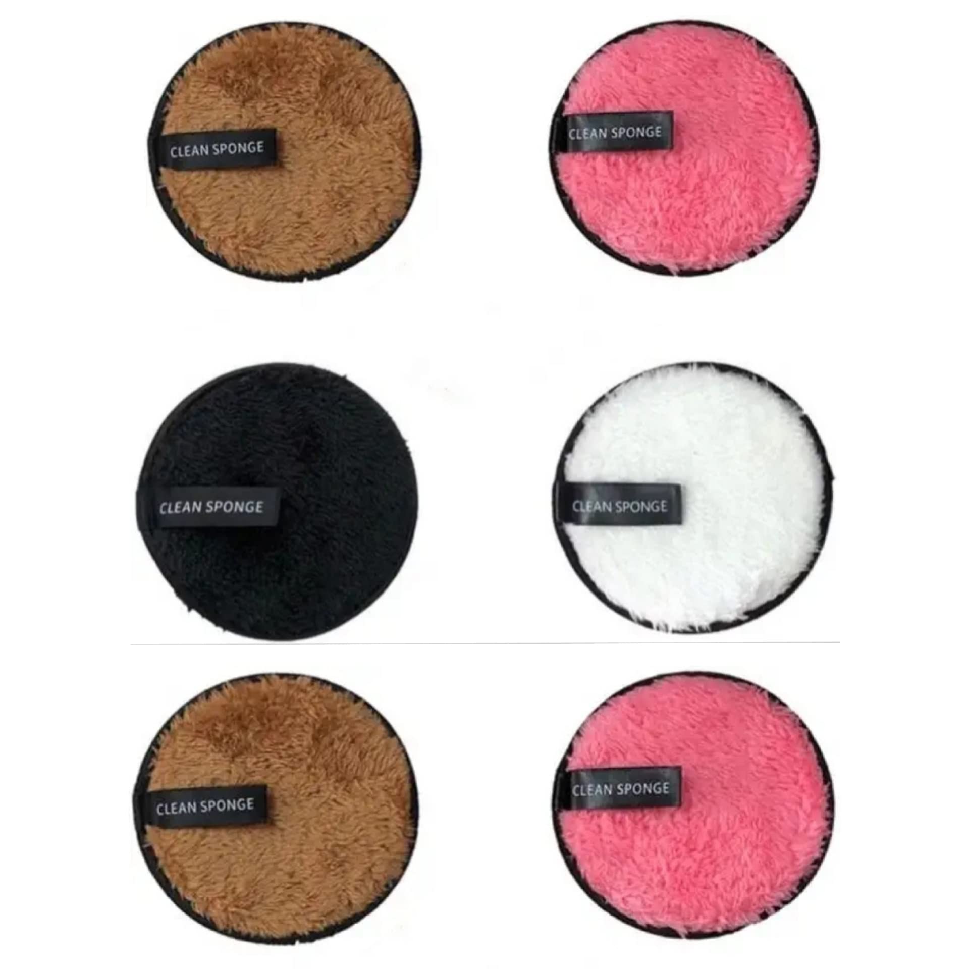 Feelhigh Reusable Soft Makeup Remover Pads for All Skin - 6 pack Microfiber Face Rounds Wipes Heavy Mascara Eye Shadow Facial Cleansing Puffs Foundation, Washable Removal Cloth, Chemical Free-image-43