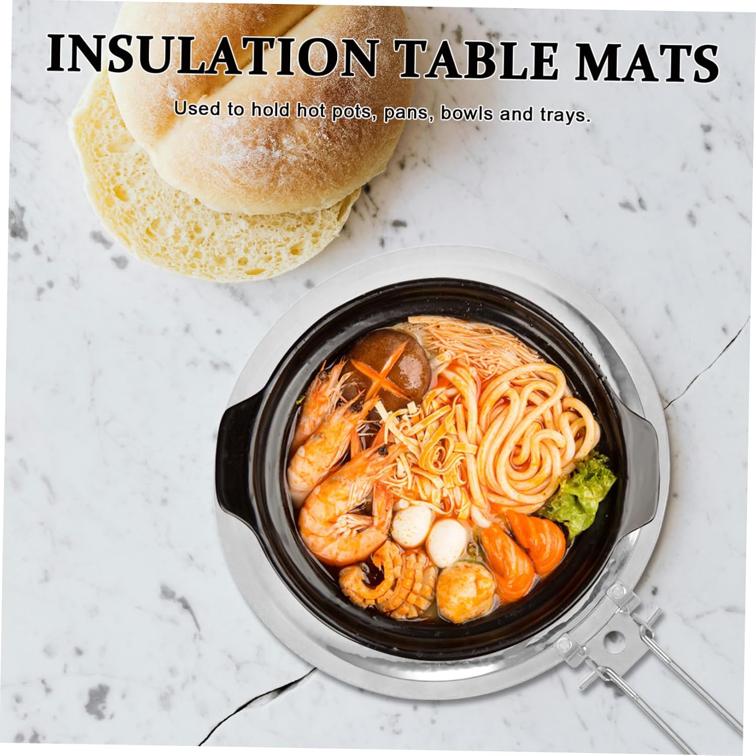 Multi-purpose Hot Pads Kitchen Trivets Mat for Induction Cooker Pot Heat Diffuser