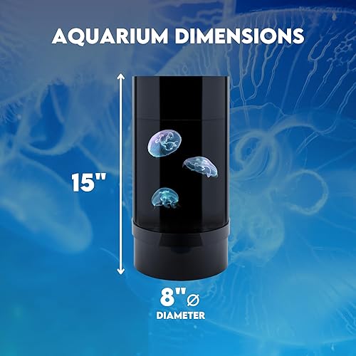 Miniatura 7 de Jellyfish Art Jelly Cylinder Nano Generation 2 (kit solo acuario) - Acuario principiante para medusas vivas
