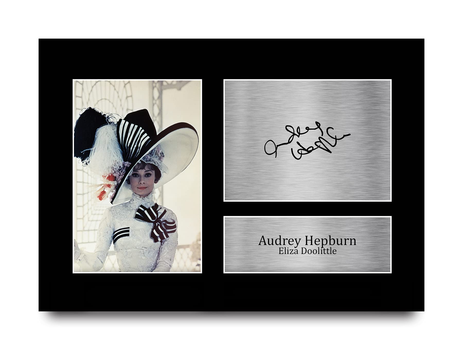 A4 Audrey Hepburn My Fair Lady Gifts Printed Signed Autograph Picture for Movie Memorabilia Fans