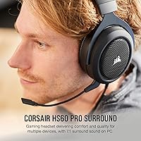 Vista 2 de Corsair Gaming HS60 71 Virtual Surround Sound PRO DAC - Audífonos para Xbox