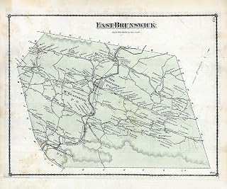 1875 Map of East Brunswick Township Schuylkill County Pennsylvania (Material: 20" x 24" Matte)
