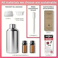 Vista 8 de HIQILI Aceite esencial de rosa para difusor, jabón, perfume y fabricación de velas, 16 onzas líquidas
