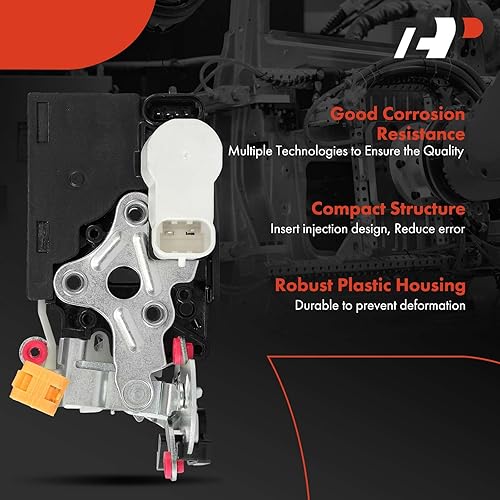 Miniatura 5 de A-Premium Actuador de bloqueo de puerta trasera derecha del pasajero compatible con Chevrolet Express 1500 Express 2500 Express 3500 Express 4500 y