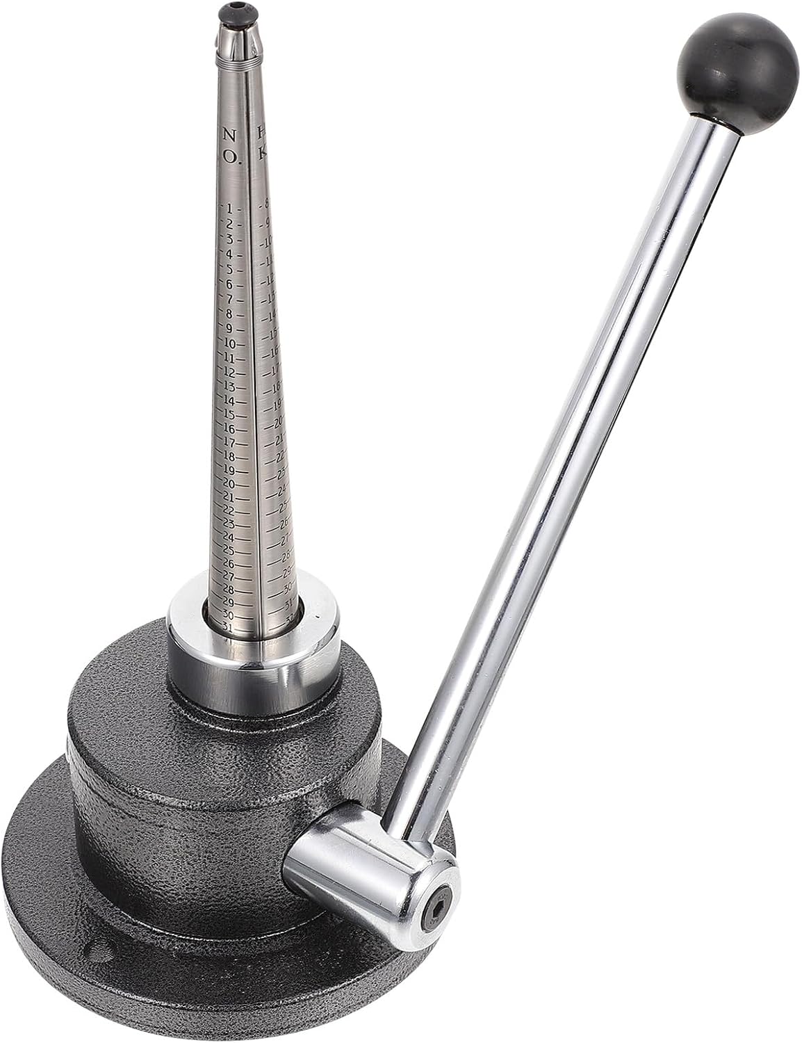 VILLCASE Steel Ring Measuring Tool Practical Ring Stretcher Stick Jewelry Sizer Sturdy Mandrel Gauge Tool for Jewelry Making and Repair