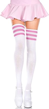 pink thigh highs