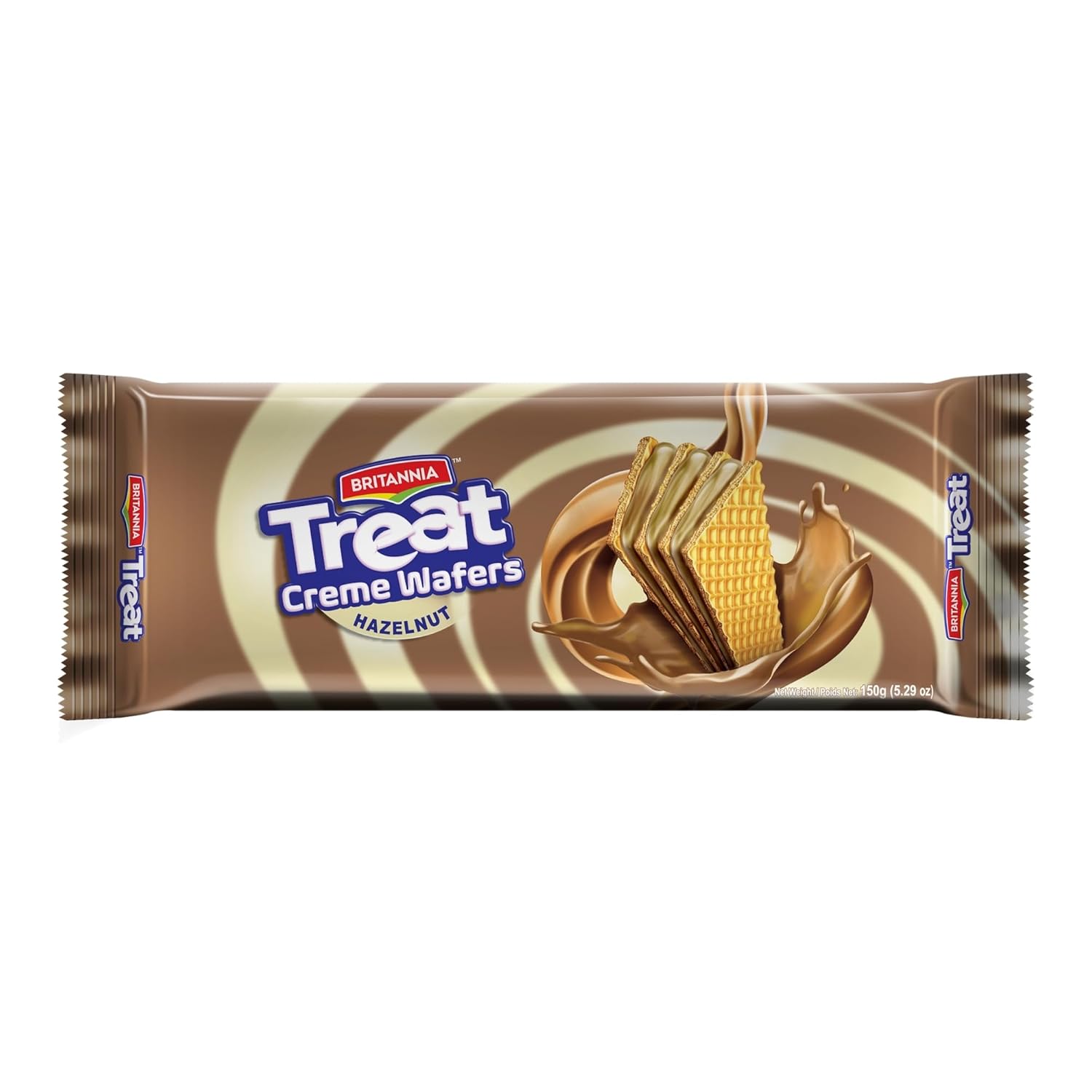 Britannia Treat Creme Wafers Hazelnut Galletas Wafer 150g