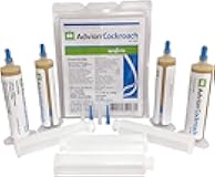 Advion Cockroach Gel Bait, 4 Tubes x 30-Grams, 4 Plungers and 4 Tips, German Roach Insect Pest Control, Indoor and Outdoor Use, Roach Killer Gel for American, German and Other Major Cockroach Species
