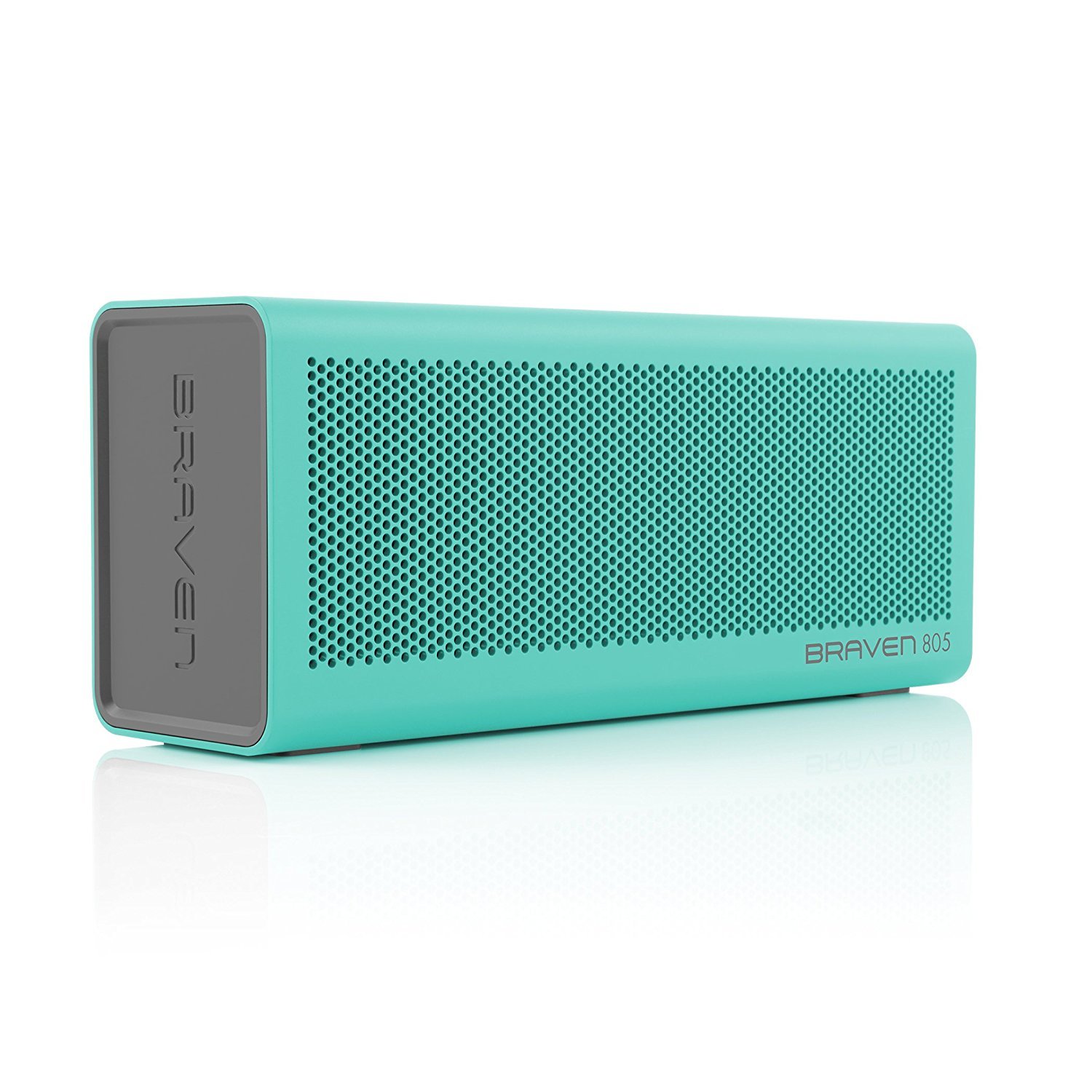 BRAVEN 805 Wireless Bluetooth Speaker 18 Hour Playtime - Teal/Gray