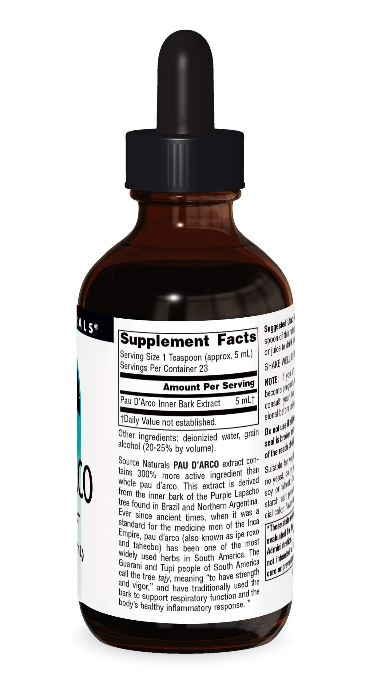 Amazon.com: Source Naturals PAU D'Arco Liquid Extrarct - 4 Fluid