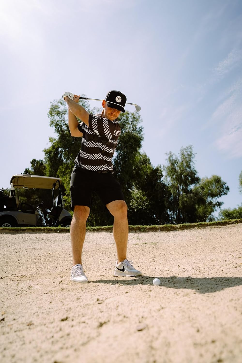 BRIMZ Golf Performance Hat - Tee Holder & Magnetic Ball Marker - Breathable, Sweat & Water Resistant Golfing Snapback Hat - Image 6