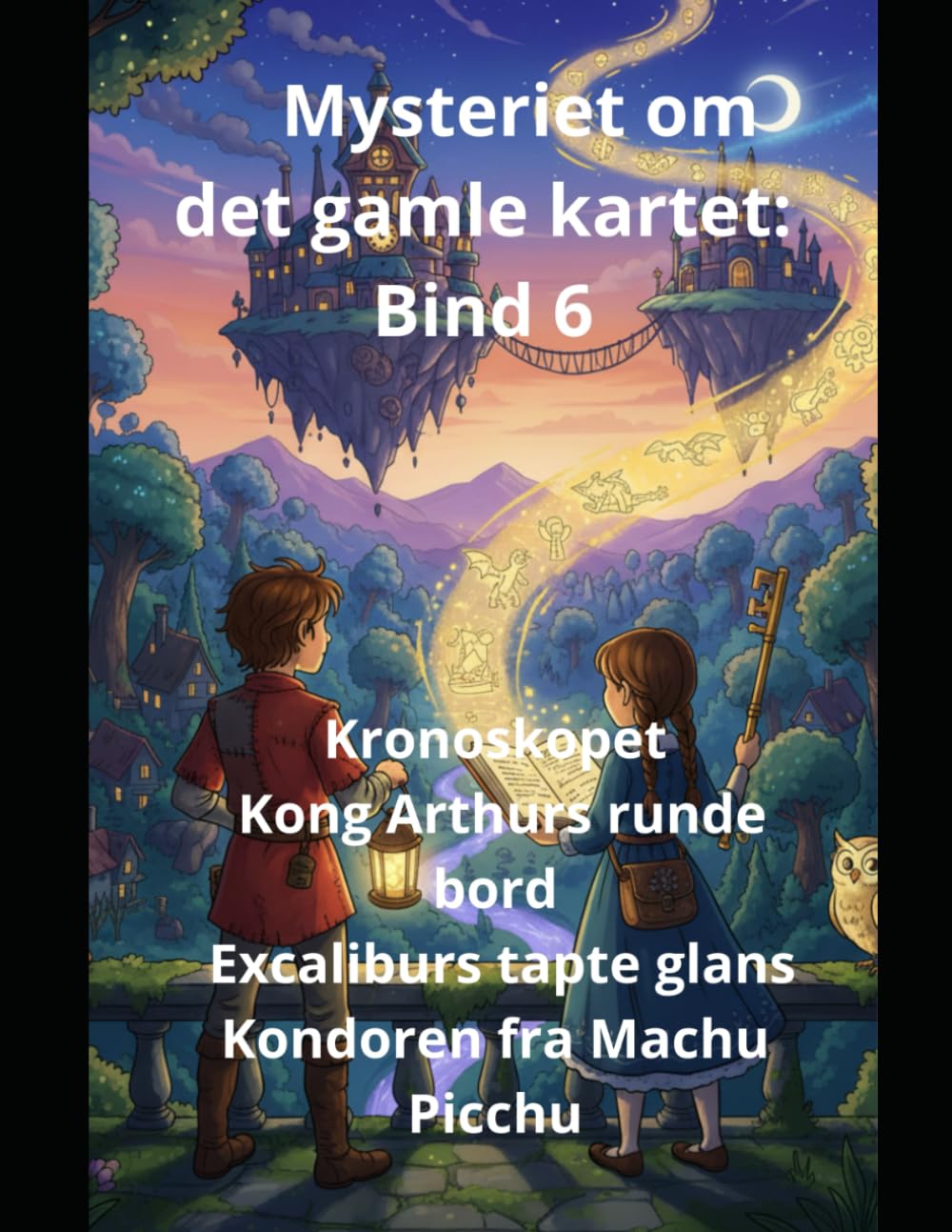 Mysteriet om det gamle kartet: Bind 6 Kronoskopet Kong Arthurs runde bord Excaliburs tapte glans Kondoren fra Machu Picchu