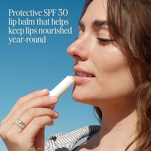 Miniatura 2 de COOLA Bálsamo labial orgánico Liplux y protector solar con SPF 30, cuidado labial probado por dermatólogos para protección diaria, vegano y sin
