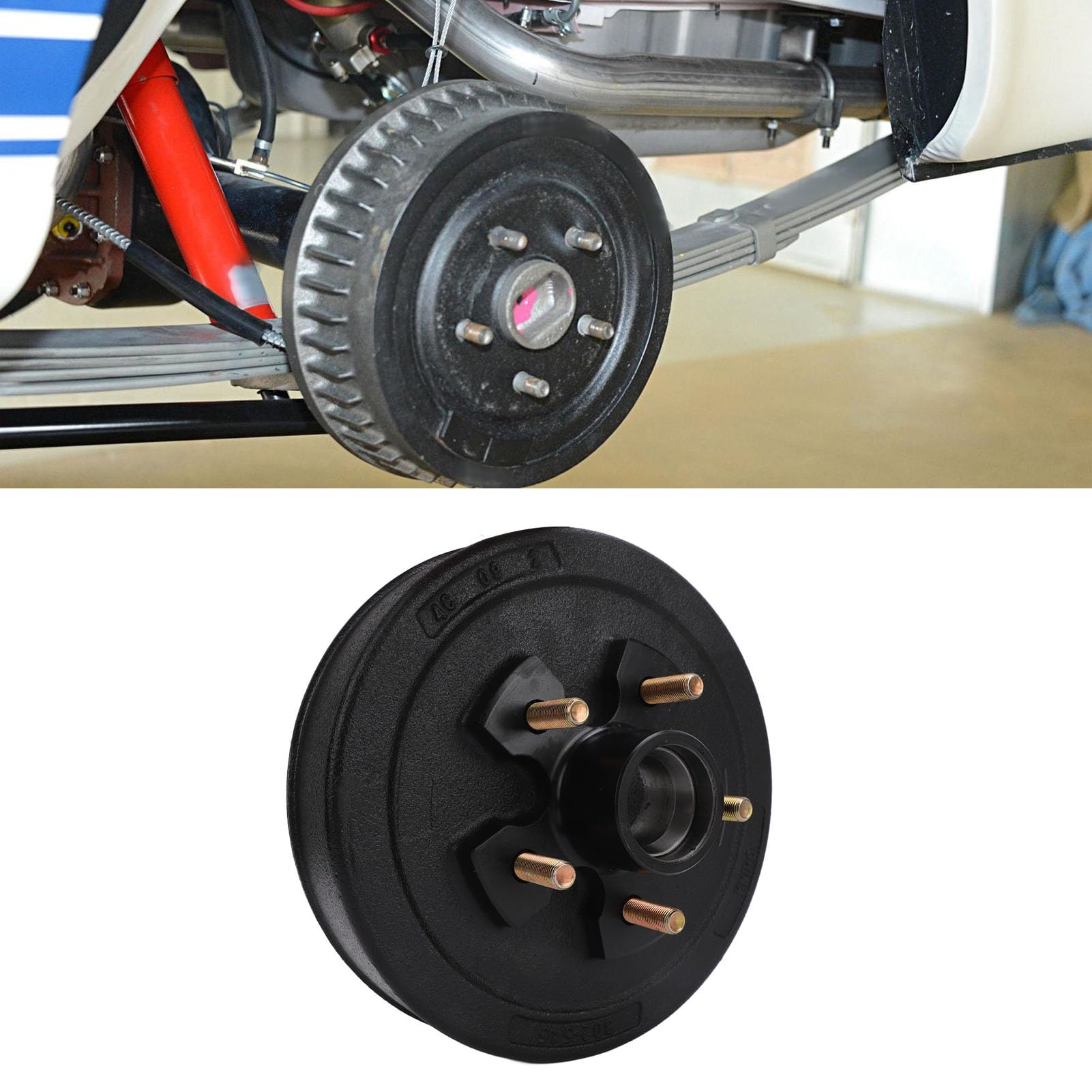 Freno de Cubo para Remolque de 10 Pulgadas para Ejes de 3500 LB