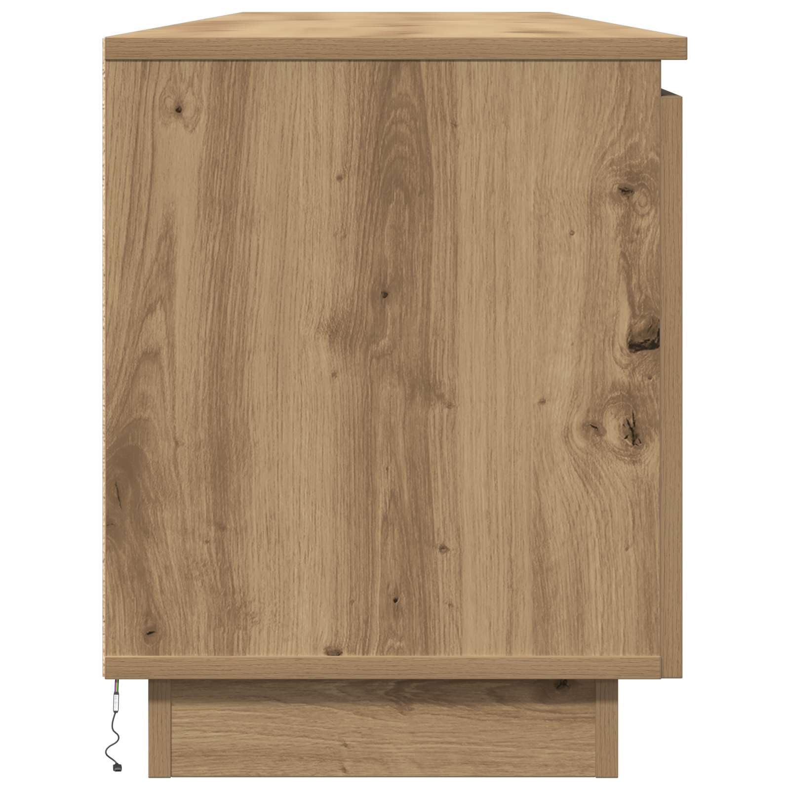 Madera resistente iluminación LED moderno Roble artisan 180 x 38 x 49 cm