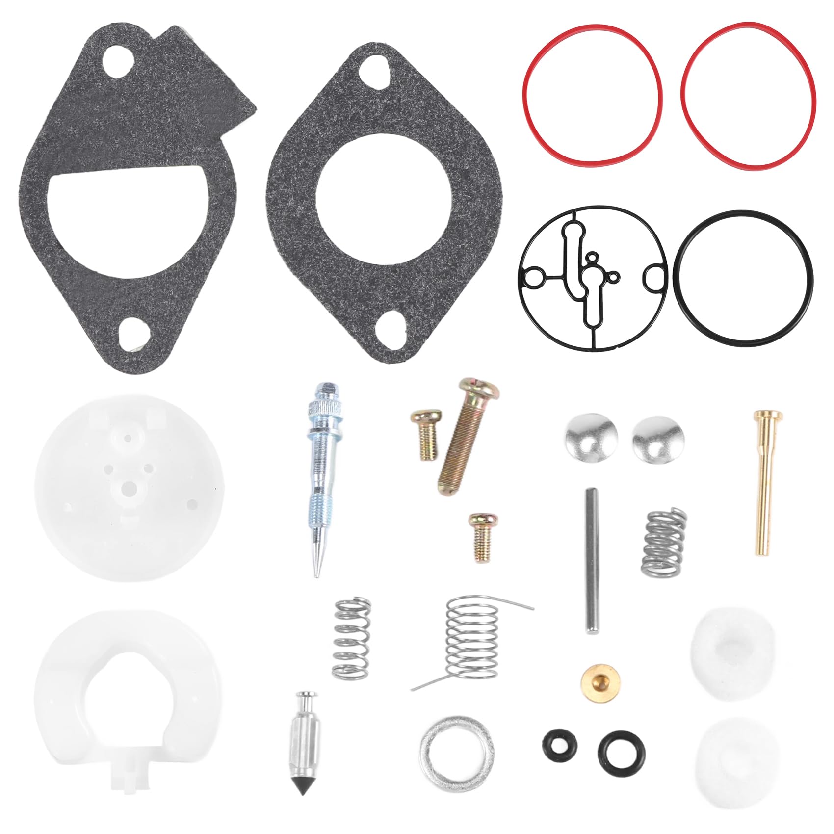 Asyduey Lawn Mower Carburetor Repair Kit Rebuild Set For -Stratton 11Hp-19Hp 796184 Master Overhaul For Nikki Carbs