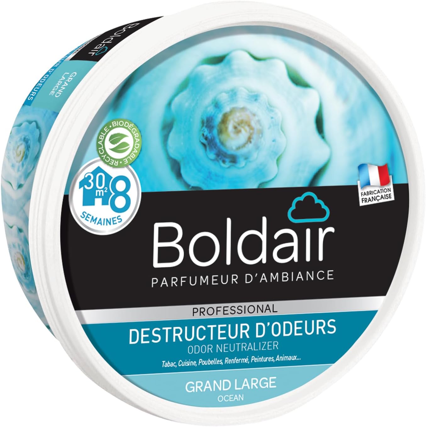 Boldair Gel Destructeur D'Odeurs Citron - Béjottes Boldair Gel Destructeur D'Odeurs Citron - Béjottes