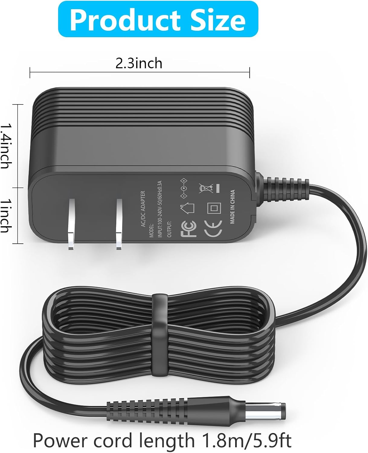 4.9V Charger for Andis Slimline Pro Hair & Beard Trimmer D-8 32400 image 2