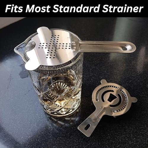 Miniatura 6 de Vaso mezclador de cóctel prémium de 24 onzas con doble jigger de plástico transparente, mezclador de cóctel resistente y grueso para camareros y