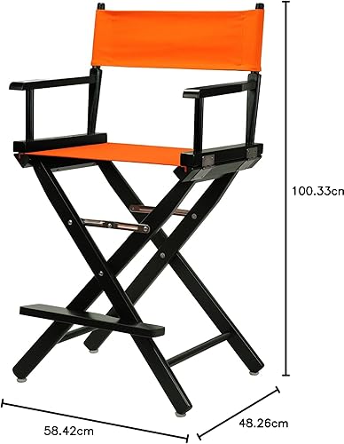 Miniatura 396 de Casual Home - Silla de director de 30 in, marco blanco, con lona color blanco, altura de barra