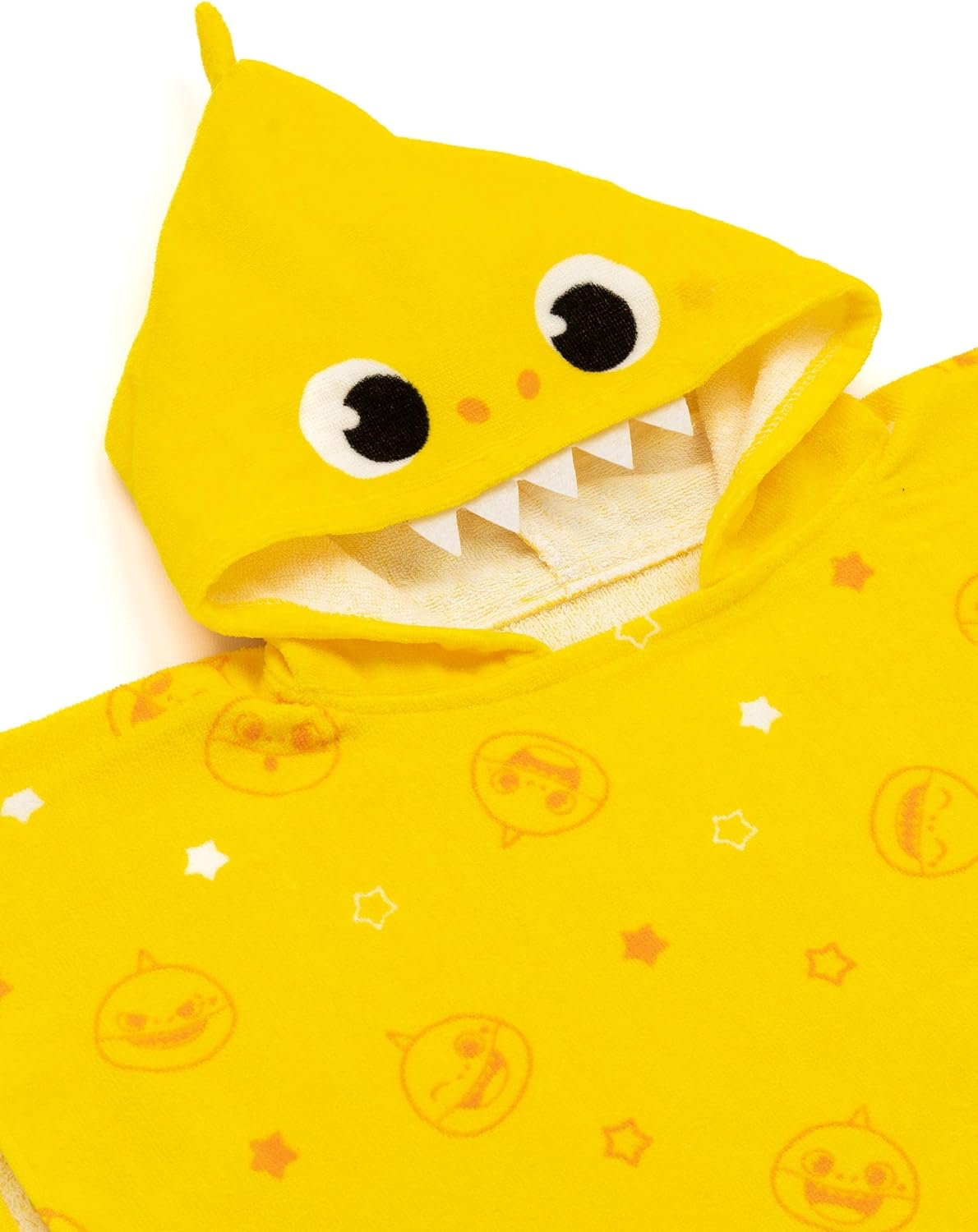 Baby Shark Towel Poncho Kids Yellow Children Song Beach Bath Towel