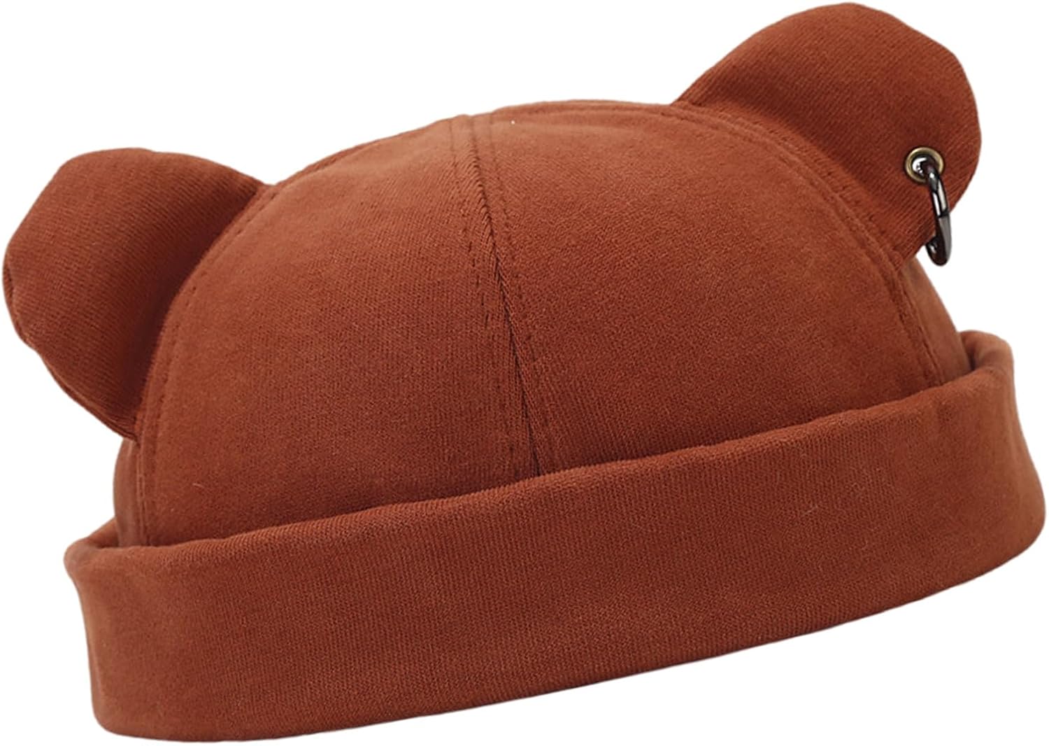 Unisex Bear Ear Brimless Hat, Thickened Warm Winter