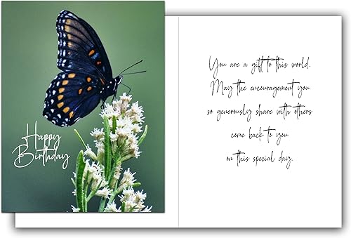 You Are a Gift Tarjeta de cumpleaños para ella, mejor amiga, sobrina, hermana de hermana, tamaño compacto