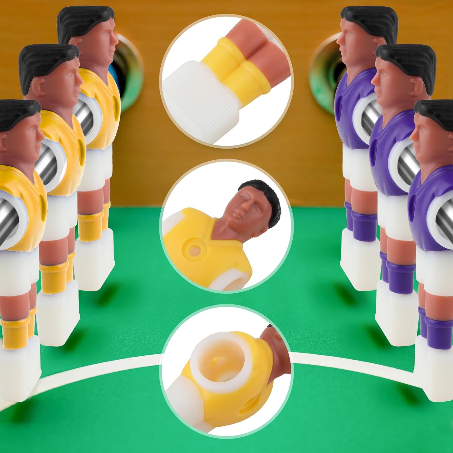 Foosball Men Set Soccer Table Player Football Players Parts Foosball Player Soccer Games Accessories