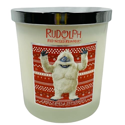 Bumble the Abominable Snowman Scented Candle- 20 oz Candy Cane