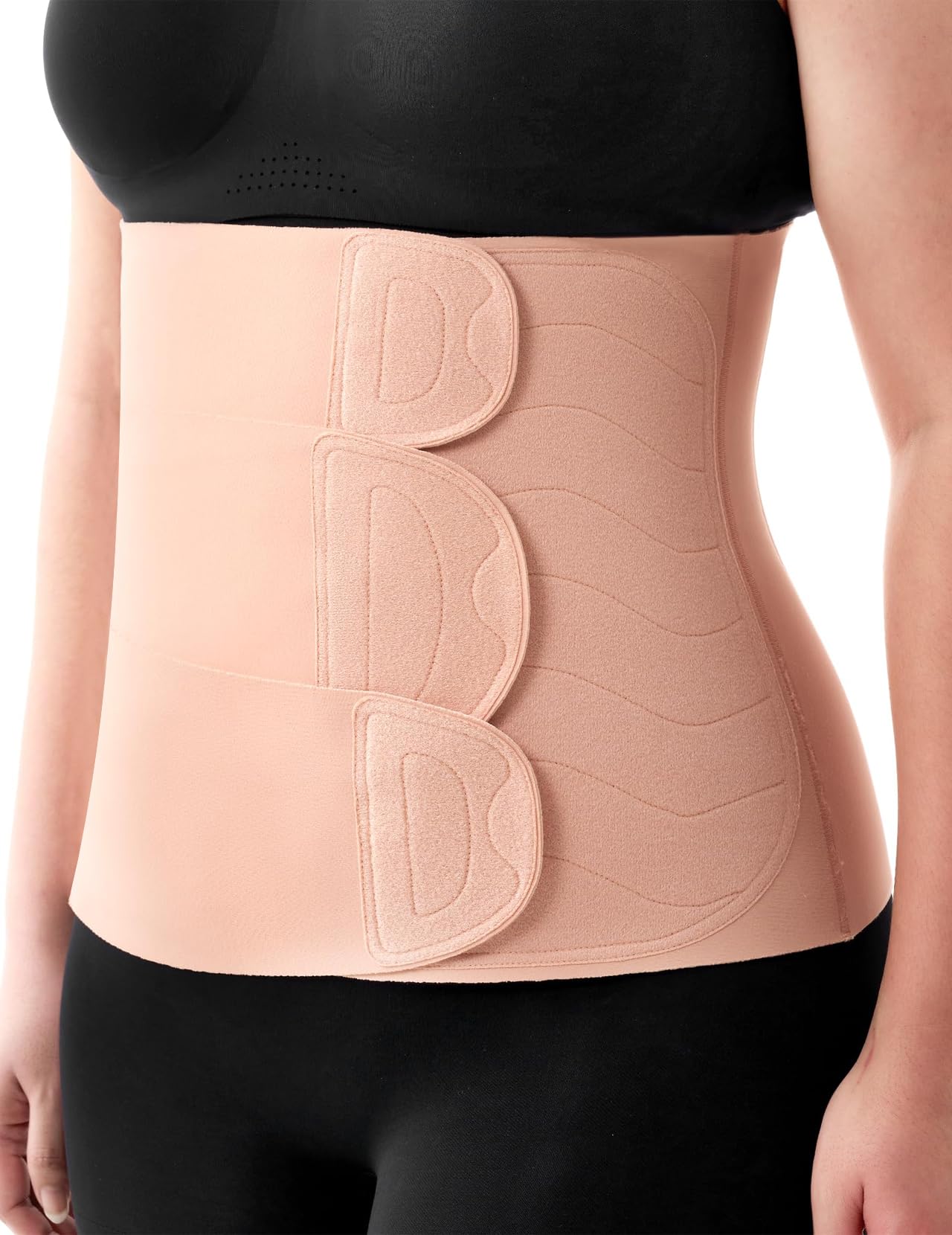 momcozy Ergowrap Fascia Post Parto, Pancera Addominale per Cesareo con Compressione 3D e Supporto per la Schiena, Comfort Traspirante e Vestibilità Regolabile