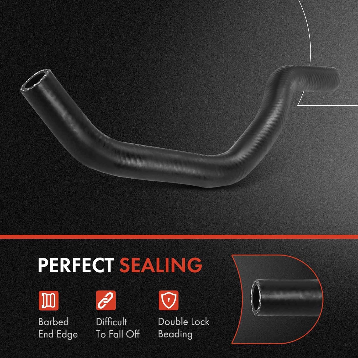A-Premium Power Steering Reservoir/Suction Line Hose Assembly Compatible with Toyota 4Runner 2003-2009, FJ Cruiser 2007-2009, 4.0L, Reservoir to Pump