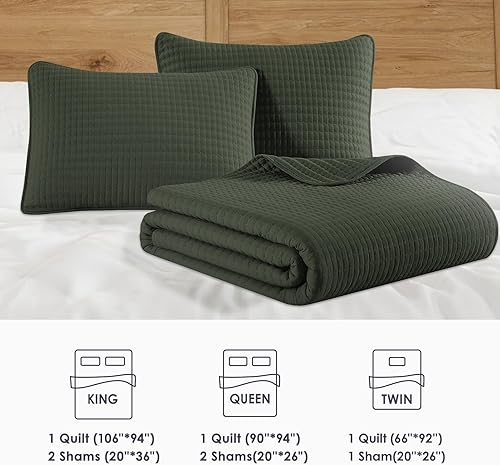 Miniatura 55 de WRENSONGE - Juego de edredón blanco tamaño queen de 3 piezas, colcha ligera para todas las estaciones del verano, juego de ropa de cama suave con 2