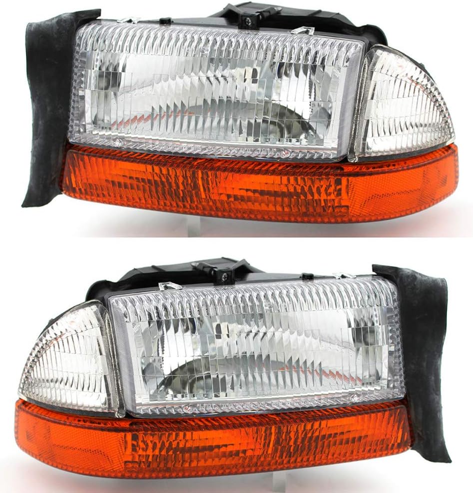 CarLights360: For Dodge Dakota Headlight Assembly 1997-2004 Driver Side DOT Certified CH2502122