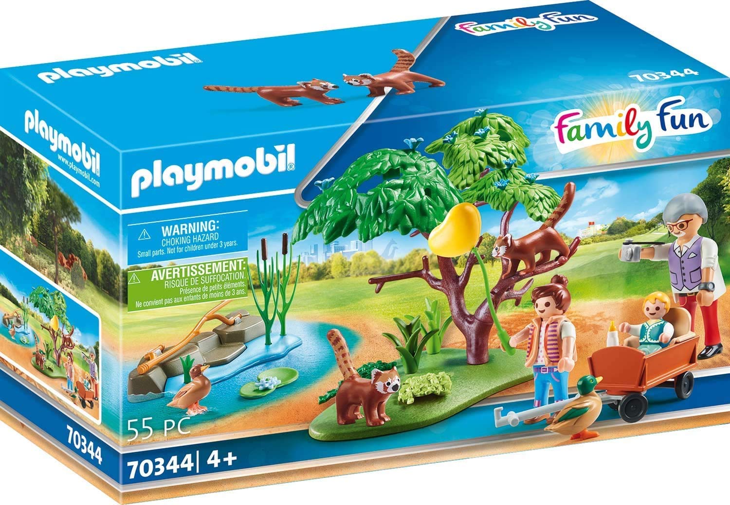 PLAYMOBIL Family Fun 70344 Pandki rude na wybiegu, od 4 lat