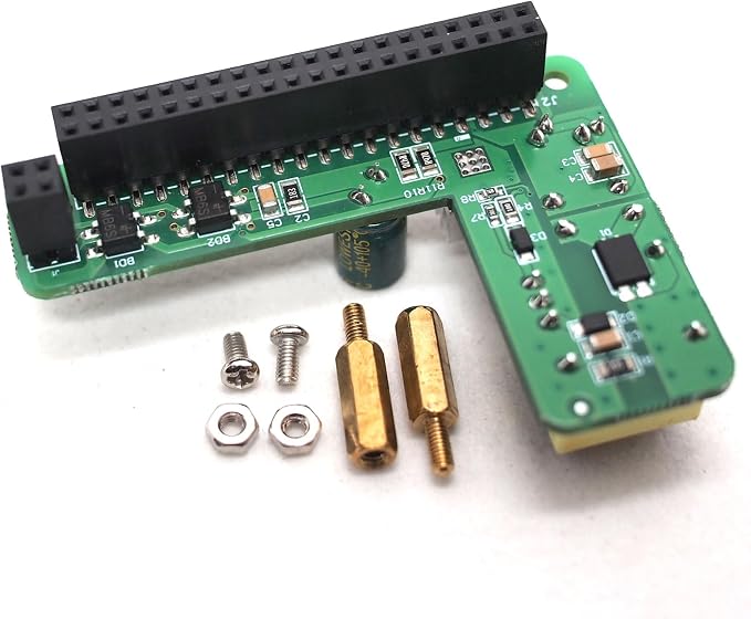 Adaptador PoE HAT para Raspberry Pi 4B y 3B+ con estándar IEEE 802.3af, aislamiento de 1.5 kV, salida DC 5 V / 2.5 A miniatura 2